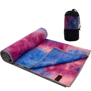 Tie-Die Non-Slip Yoga Towel/Mat with Bag